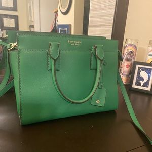 Kate Spade Green Cameron Medium Satchel in GREAT condition